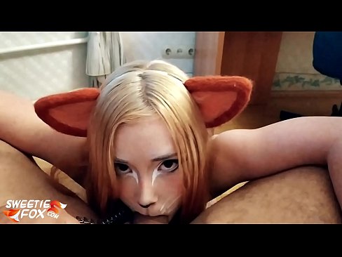 ❤️ Kitsune schluckt Schwanz und Sperma in ihrem Mund ☑ Hard porn bei de.it-com.top ❌